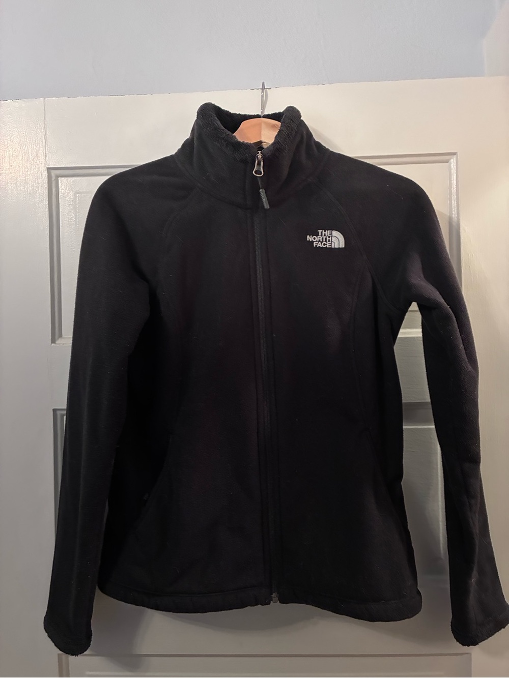 The North Face Women's Black Full-Zip Soft Shell Jacket with Fleece Lining W’s S